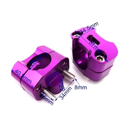 Adaptador de abrazadera de manillar cónico de 28mm para solucionar la postura baja en ATV 4