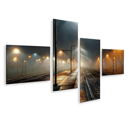 Toile de quai mystique islandburner pour illuminer les murs sombres du salon