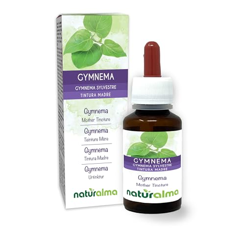 Gymnema (Gymnema sylvestre o Marsdenia sylvestris) hojas Tintura Madre sin alcohol Naturalma - Extracto líquido gotas 60 ml - Complemento alimenticio - Vegano