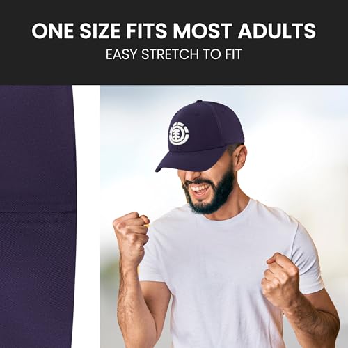 Image of Element Unisex Adult Element Baseball Hat, Adult Flex Fit Active Sport Cap with Curved Brim