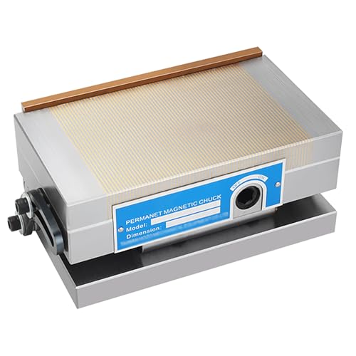 Portabrocas magnético permanente con ventosa de malla fina de latón,  100 N/cm² de resistencia, ángulo ajustable de 0 a 45 °, ideal para moler, fresar y sujetar el torno