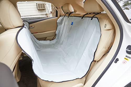 Animalplanet Dog Bench Seat Cover-Hammock Style ( Grey ) Water Resistant Car Protector Covers Front & Rear Of Large Backseat From Pet Dirt And Fur . Suv Accessories & Travel Supplies 57" X 55" #TOP2