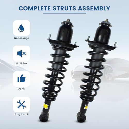Pair Rear Struts Complete Assembly Fits for 2009 2010 2011 2012 2013 Toyota Corolla/Matrix, 2009-2010 Pontiac Vibe, Rear Shock Absorber Suspension Replace 172599L 172599R by BocraVant - Used condition - Image 8