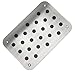 Rxmgf Car Truck Floor Mat Carpet Heel Pad Plate Rest Footrest Foot Pedal (Silver)