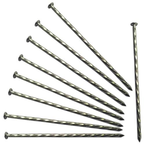 12 Inch Landscape Stakes,Galvanized Metal Garden Stakes,Metal Edging Anchoring Spikes for Artificial Turf, Paver Edging, Weed Barrier, Tent, Camping, Carpentry,（ 20 Pack）