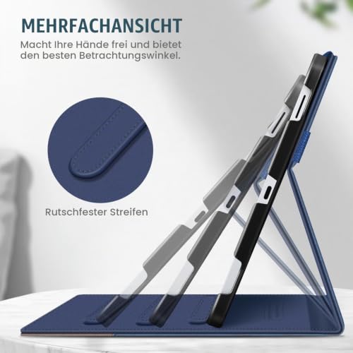 FINTIE Hülle für Samsung Galaxy Tab S10 FE 2025/ S9 FE 10.9 Zoll/ S9 11 Zoll 2023, Multi-Winkel Viewing Schutzhülle mit Tasche… – Ansicht 3