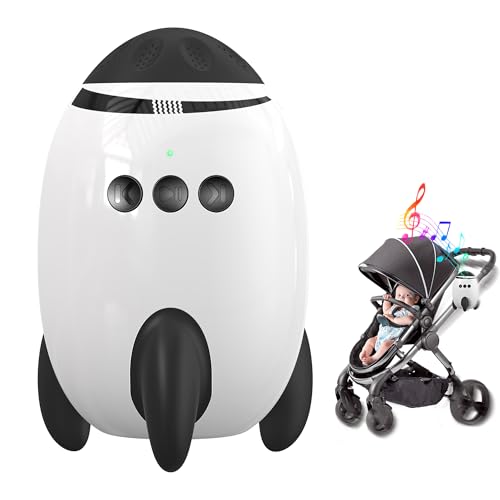 QNHMPW Baby Rocker, Baby Vibrating Soother Gently Rocks Any Stroller