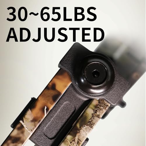 Compound Bow and Arrow Set for Adults Archery Shooting Bow Adjustable 30-65lbs Composite Bow Combination 19.5\"-30\" Draw Length Hunting Equipment - Thumbnail 6