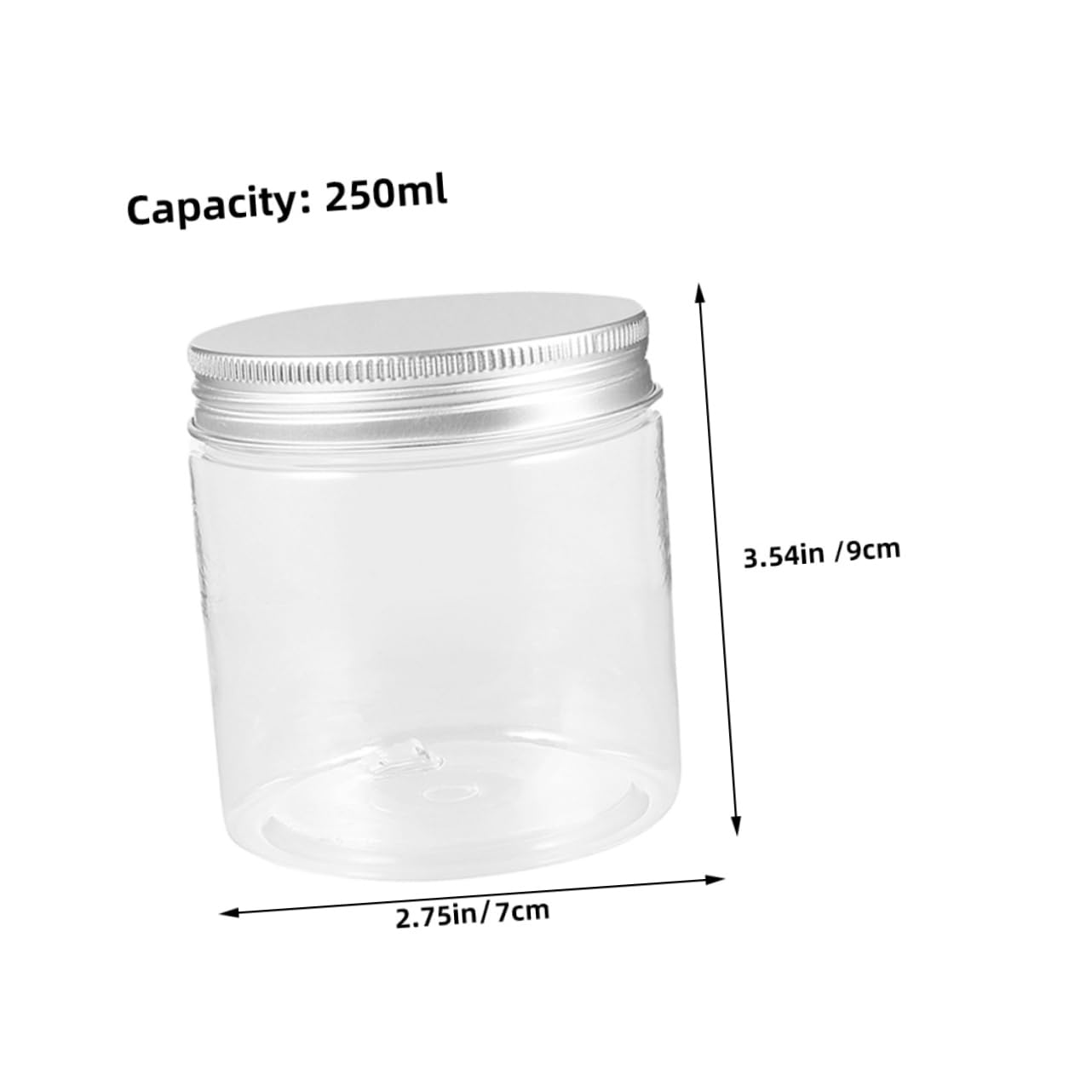Homoyoyo 20stücke Kleine Transparente Gläschen mit Luftdichten Aluminiumdeckel als Vorratsgläser für Haushalt oder Küche zum Aufbewahren von Marmelade Honig Gewürzen oder Anderen