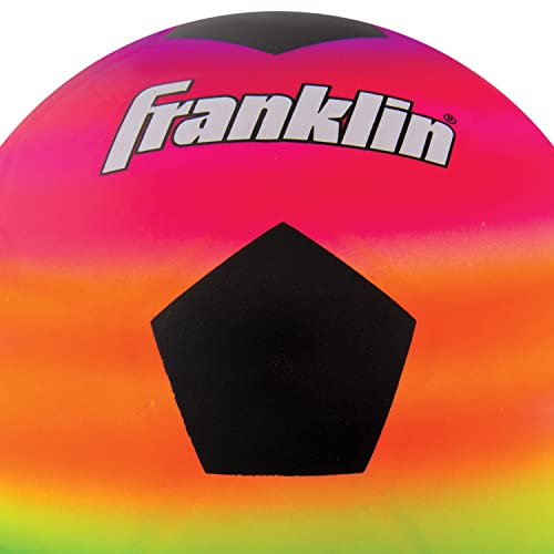 Franklin Sports Kids Mini Soccer Ball - Vibe Kids Indoor + Outdoor Soccer Ball - Rainbow Kids Pvc Ball - Great Playground Ball + Kickball For Kids - Fun Kids Toy Soccer Ball - Mini Indoor Soccer Ball #TOP6