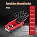 LOZAGU 14PCS Folding Allen Wrench Sets, Metric and SAE Allen Key Set, METRIC 2mm, 2.5mm, 3mm, 4mm, 4.5mm, 5mm, 6mm. SAE 5/64”, 3/32”, 1/8”, 5/32”, 3/16”, 7/32”, 1/4