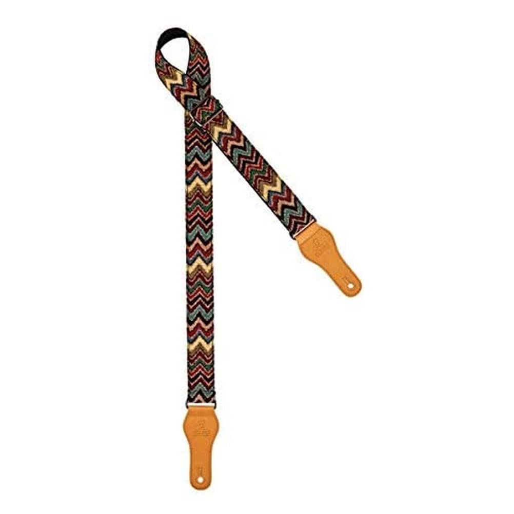 Ortega Guitars Adjustable Ukulele Strap - World Series - Cotton, Machu Picchu (OCS-460U), Machu Pichu, Machu Pichu