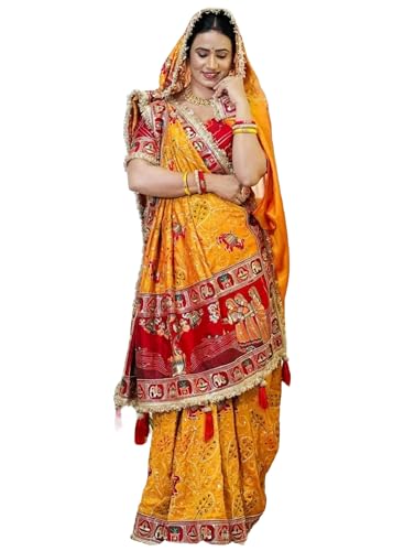 Sari en soie Vichitra fluide pour un drapé traditionnel parfait