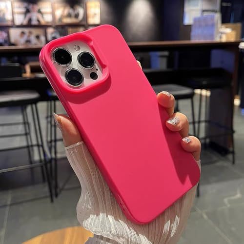 Coque silicone liquide iPhone 15 Pro Max antichoc coque arrière TPU souple