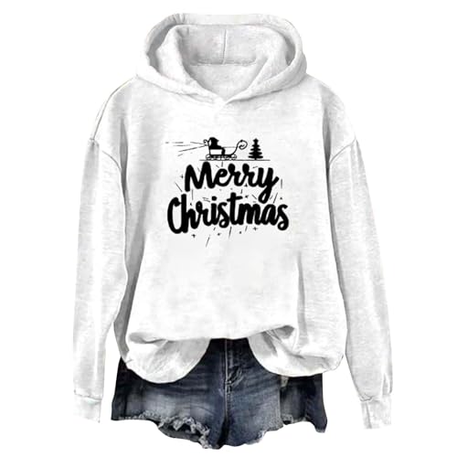 Christma Ssweatshirt Womens Merry And Bright Sweatshirt North Pole Pink Christmas Sweatshirt Xmas Holiday Sweatshirt Merry Merry Merry Shirts Ladies Christmas Sweaters Novelty Santa Print Sweatshirt