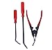 Produktbild 3 Stücke Auto Auto Tür Trim Nieten Clips Zangen Stahl Clamp Schraubendreher 6 Zoll Auto Clip Entfernung Zange Türverkleidung Trim Fastener Werkzeug