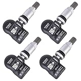 TPMS Sensors Set of 4 Pre-Programmed Tire Pressure Sensor 315MHz for Chevy Corvette C6 2005-2009 Cadillac STS 2005-2008 XLR 2004-2009 Replace# 25758220 (4PCS)