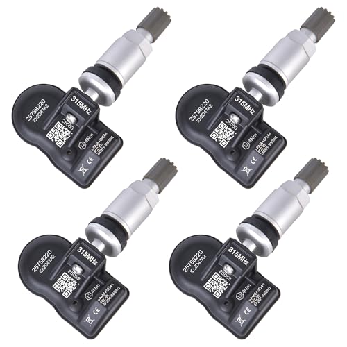 TPMS Sensors Set of 4 Pre-Programmed Tire Pressure Sensor
