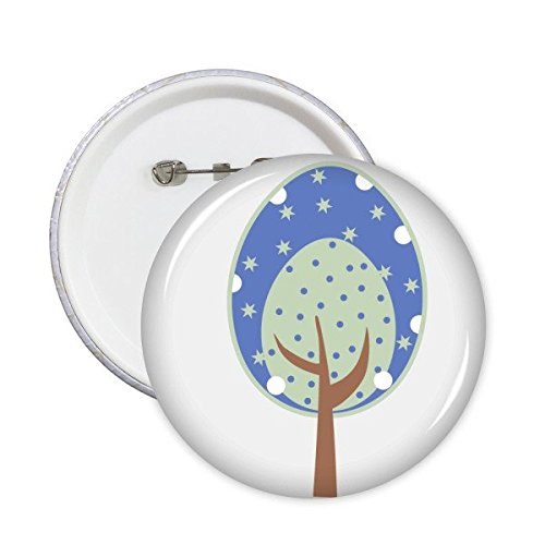 Badge chrétien de Pâques bleu XL pour embellir les tenues de fête en famille
