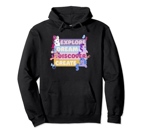 My Little Pony Explore Dream Group Shot Pullover Hoodie chaud contre le froid