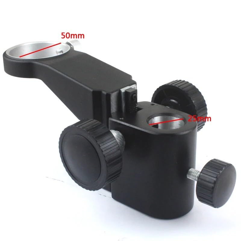 50mm Durchmesser Einstellbare Stereo Mikroskop Ständer Halter Gelenk Arm Halterung Mikroskop Getriebe Zubehör(Adjustable Stand)