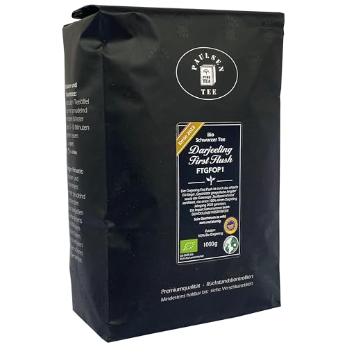 Paulsen Bio Darjeeling First Flush FTGFOP1 Ernte 2023 schwarzer Tee 1000g