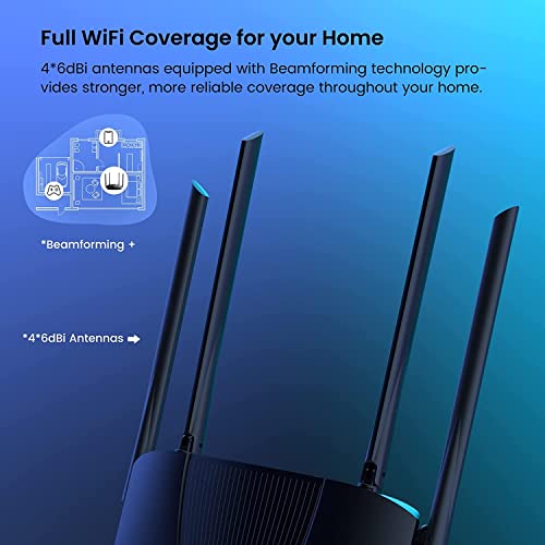 Tenda RX9 Pro Wi-Fi 6 Router AX3000 mit 5GHz und 2.4GHz
