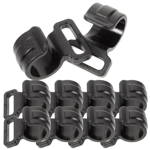 MAGICLULU 10 Wiederverwendbare Zelthaken Kunststoff Großer Camping Aufhängehaken für Zeltstangen Vielseitiges Outdoor Zeltzubehör für Camping und Garten