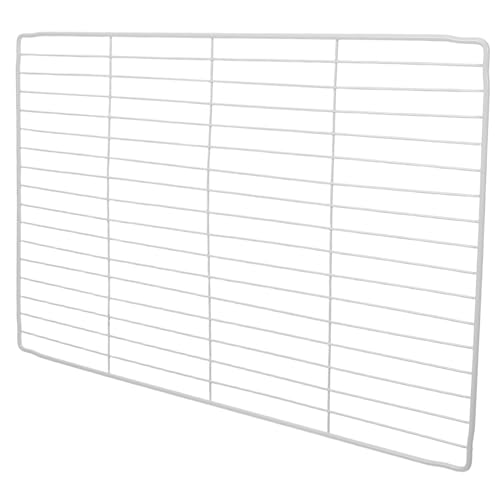 NUOBESTY Séparateurs De Tiroirs Et Étagères Pour Congélateur En Métal Maille Blanche 28×45 Cm Résistants Basse Température Organisation Congélateur Domestique Professionnel