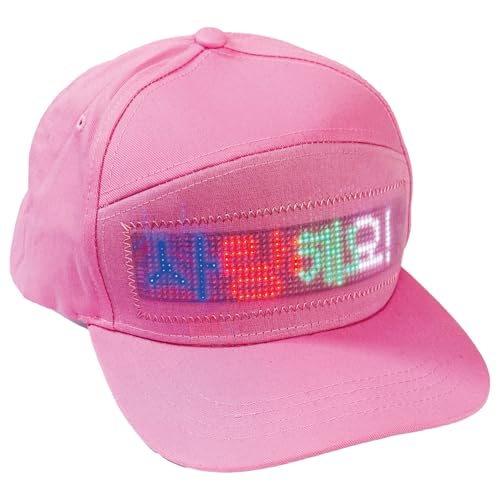 [Sparkly Display] �X�p�[�N���[ �f�B�X�v���C �L���b�v LED4�F�\���i�J���[�F�s���N�j�t���[�T�C�Y �o�b�e���[�^�C�v�iUSB-C�[�d�j���{��}�j���A���t/�d���f�� ����X�q ��蕨 ����ڂ���/������ �X�|�[�c�ϐ� �n���E�B�� �N���X�}