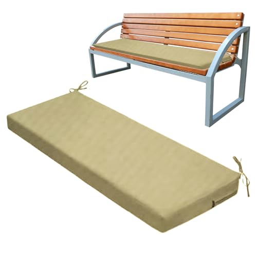Cojín de Banco al Aire Libre, cojín de Banco de terraza - Silar de Swing de Muebles de Patio | Reemplazo de Piel de gallina, cojín de Antideslizante Resistente al derretido, Almohada de sofá