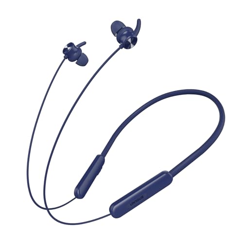 Image of UN1QUE Wireless Earphones Bluetooth In Ear Neckband -24 Hours Playtime,Adjust Eq Bass,Magnetic Instant Connection,20 Mins Charge -Ergonomic Neckband With Mic,Type-C Charging,Ipx5 Waterproof(Blue)