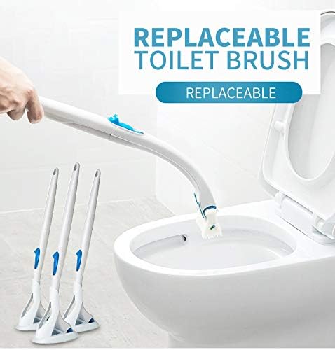 Brosse WC Jetable avec Têtes de Détergent Concentré Remplaçables - Praticité et Hygiène pour Salles de Bain - Image secondaire