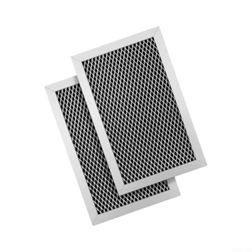 CNANRNANC 2 filtros de microondas GE para JVM6175DK5WW JVM6175EK5ES JVM6175SK5SS sobre rango de filtro de carbón de acero inoxidable de 7.68 x 4.79 pulgadas