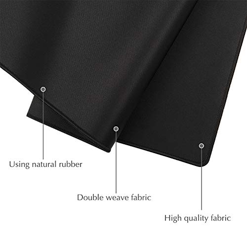Image of JIALONG Large Gaming Mouse Pad, XXL Desk Mousepad with Stitched Edges, Non-Slip Base Keyboard Pad for Gamer, Office & Home Classic Black