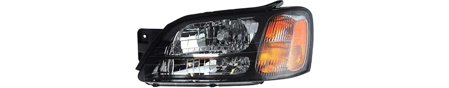 Evan Fischer Driver and Passenger Side Headlight for Subaru Outback 2000-2004 Also Fits Legacy Halogen With bulb(s) Replaces# 84001AE15A 84001AE14A