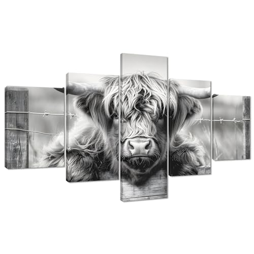 Large Wall Art for Living Room - Set of 5