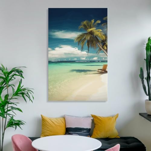 Impression sur toile moderne déco vacances tropicales maison - 6
