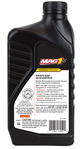 Aceite para motor sintético 5W-30 Mag 1 pack 6 miniatura 2