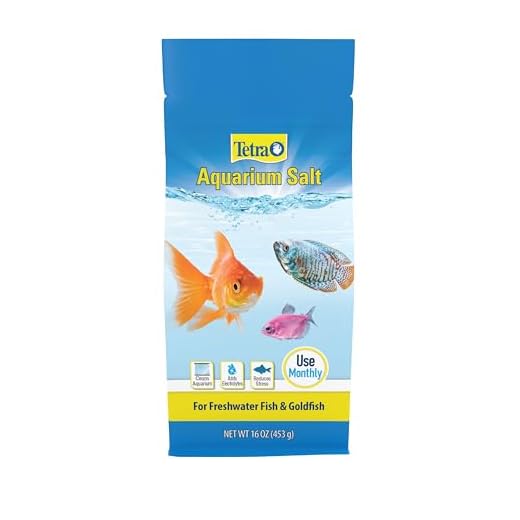 Tetra Aquarium Salt for Freshwater Fish Tanks, 16 Ounces, Salt for Tropical and Goldfish Aquariums Enhances The Health of Your Aquatic Pets