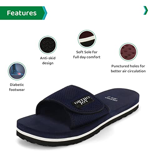 Image of ORTHO JOY Extra Soft Doctor Ortho Slippers for Men /Flip-flops
