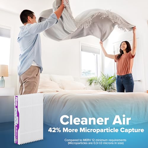 Image of Filtrete 16x25x4 Refillable Air Filter replacement, MPR 1550, MERV 12, Allergen Bacteria & Virus, 2 Pack, use with reusable air filter frame of Filtrete Refillable Air Filter Kit, for HVAC, Furnace