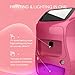 ZWJABYY 3D Automatic Smart Nail Machine Nail Printer,20 Seconds Painting Digital Mobile Nail Art Printer with Touch Screen Display,for Home Use and Nail Studios Pink