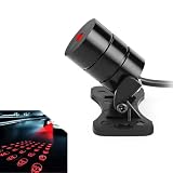 Qurbuns Car Rear Laser Projection Fog Light, 12V High Brightness Adjustable Warning Light, Automotive Anti-Collision Taillight, Universal for Most Cars, SUVs, Trucks (Skull Pattern)