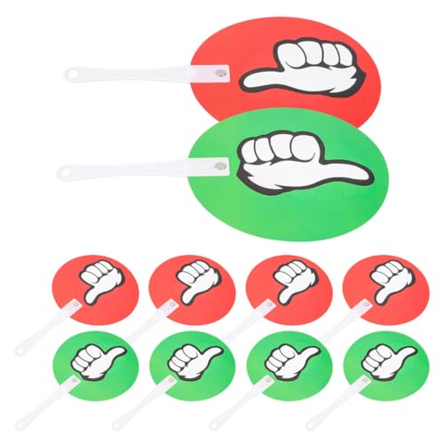 Paletas de votación sí/no reutilizables para actividades y clases interactivas