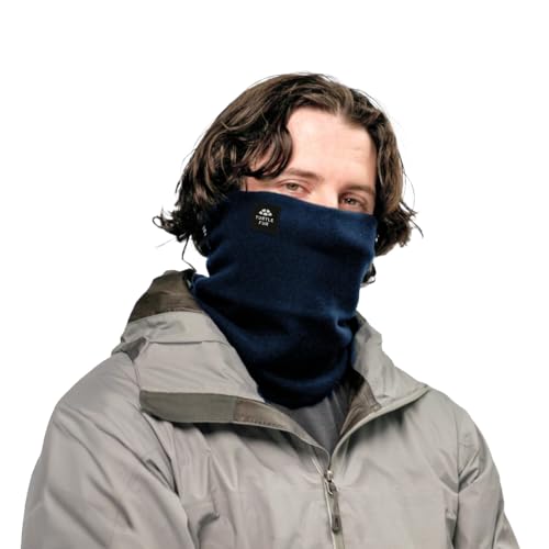 Turtle Fur Original Fleece Neck Warmer, Navy - One Size