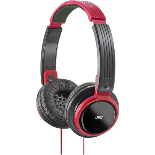 Casque Filaire JVC DJ Style Rouge - Solution Audio sans Batterie pour Écouter votre iPhone