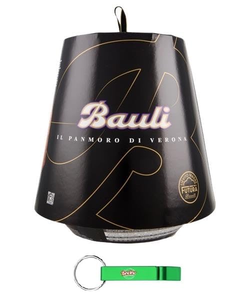 Bauli Pandoro Panmoro di Verona/Kakao-Pandoro con chispas de chocolate 1 kg + llavero Beni Culinari gratuito