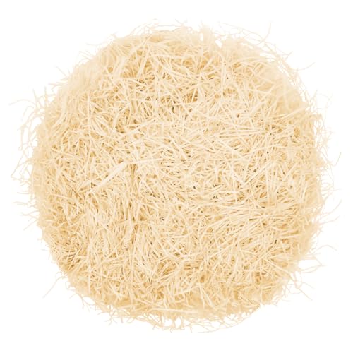 500g Raffia Füllmaterial Geschenk Hamper Shred Geschreddertes Papier Geschenk Füllung für Party Hamper Füllung und Geschenkverpackung für Geschenkbox Dekorations (Champagner)