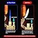 Torch Lighter, Relief Dragon Design Magic Dual Flame Lighter with Adjusting Flames Tool, Creative Windproof Lighters, Cool Jet Flame Butane Lighter-s, Refillable Butane Lighters for Outdoor Indoor